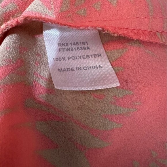 C Cato Est 1946 Tropical Print‎ Cold Shoulder Top Size Small - Picture 10 of 10